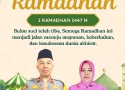 Kapolsek Tamalate dan Bhayangkari Ucapkan Selamat Bulan Suci Ramadhan 1447 H
