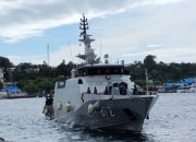 KRI Karotang-872 Tegakkan Kedaulatan, Amankan Perairan Ketapang Tanpa Henti