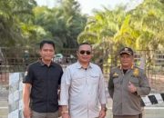 Tinjau Lokasi TMMD, Saya Pastikan Pembangunan Jembatan Sungai Kepari Berjalan Optimal