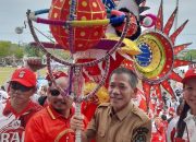 Wabup Jamhuri Amir Sambut 10 Naga dan Barongsai di Kantor Bupati Ketapang