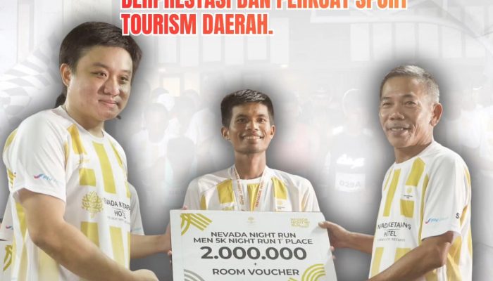 Wabup Ketapang Lepas Nevada Night Run Main Event 2026, Dorong Lahirnya Atlet Berprestasi dan Penguatan Sport Tourism