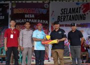 BUPATI KETAPANG RESMIKAN TURNAMEN BOLA VOLI ANTAR DESA, MERIAHKAN HUT KE-16 DESA PENGATAPAN RAYA